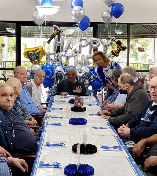 happy residents at the miami sunny hills ALF