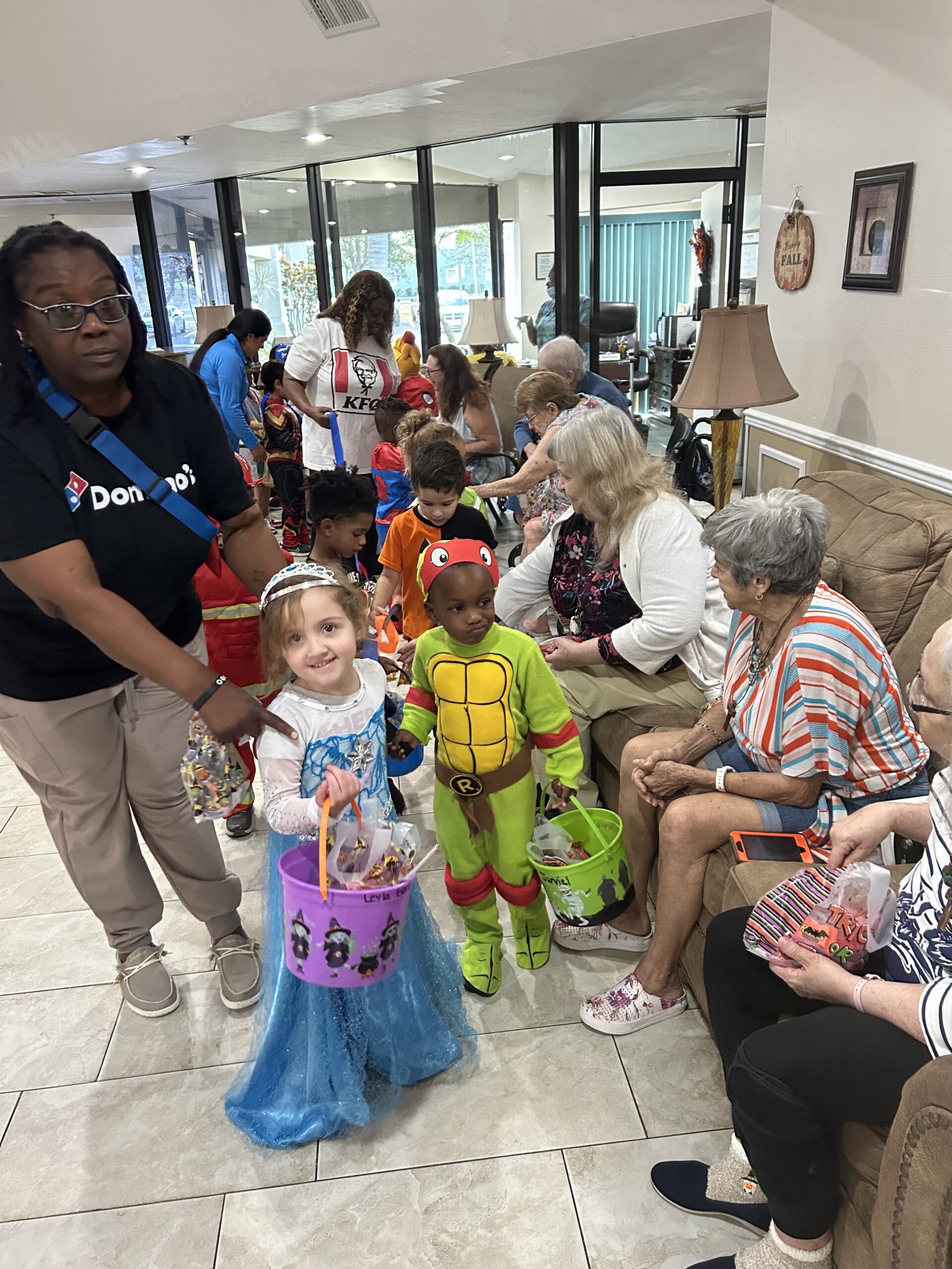 happy residents at the winter haven ALF